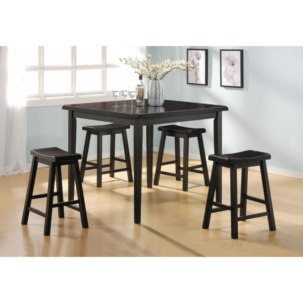 Truitt 5 Piece Counter Height Breakfast Nook Dining Set by Red Barrel Studio Red Barrel Studio