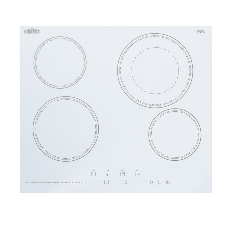 Summit Appliance 23 25 Electric Cooktop With 4 Burners Wayfair