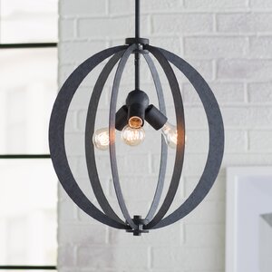 Knott 3-Light Globe Pendant