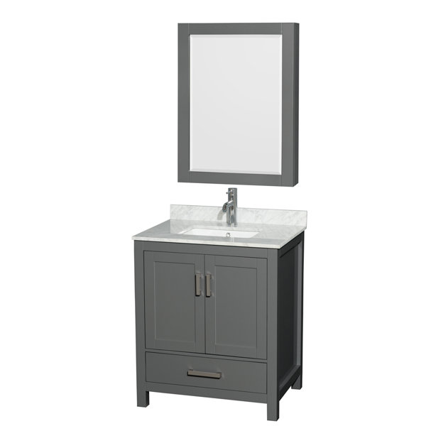 Sheffield 30 Single Bathroom Vanity Set with Medicine Cabinet by Wyndham Collection| @ $1,129.99