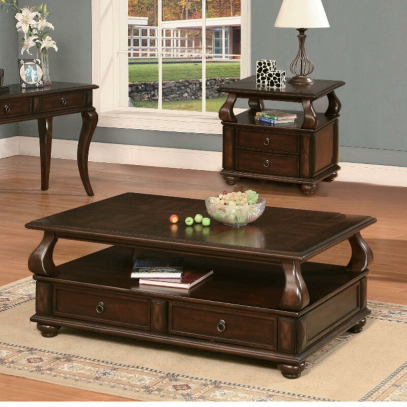 Darby Home Co Emiliano Coffee Table With Storage Wayfair