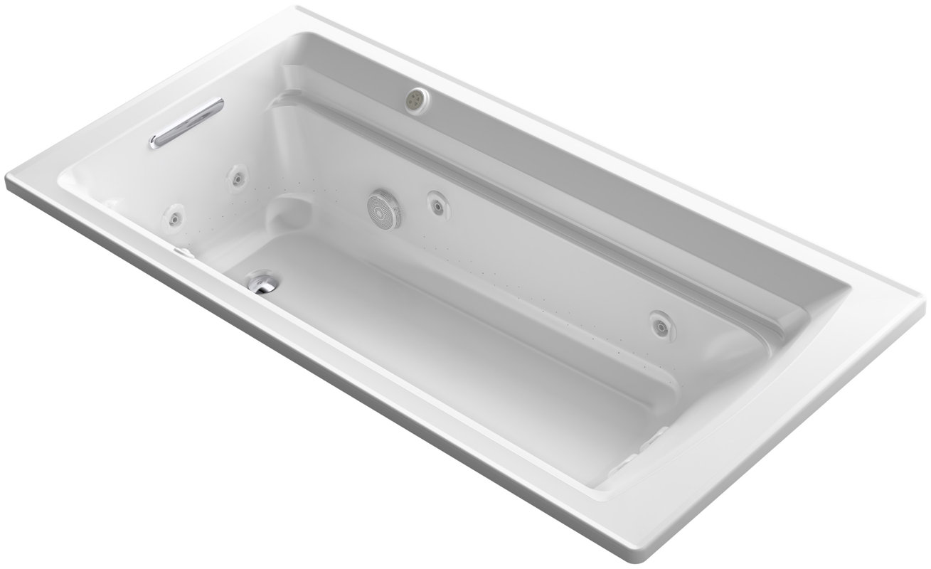 K1124XHG0,33,47 Kohler Archer 72" x 36" Air / Whirlpool Bathtub & Reviews Wayfair