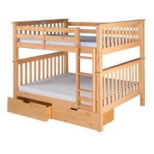 Santa Fe Mission Bunk Bed with Storage