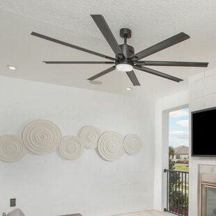 72 Bankston 8 Blade Led Ceiling Fan With Remote Light Kit Included