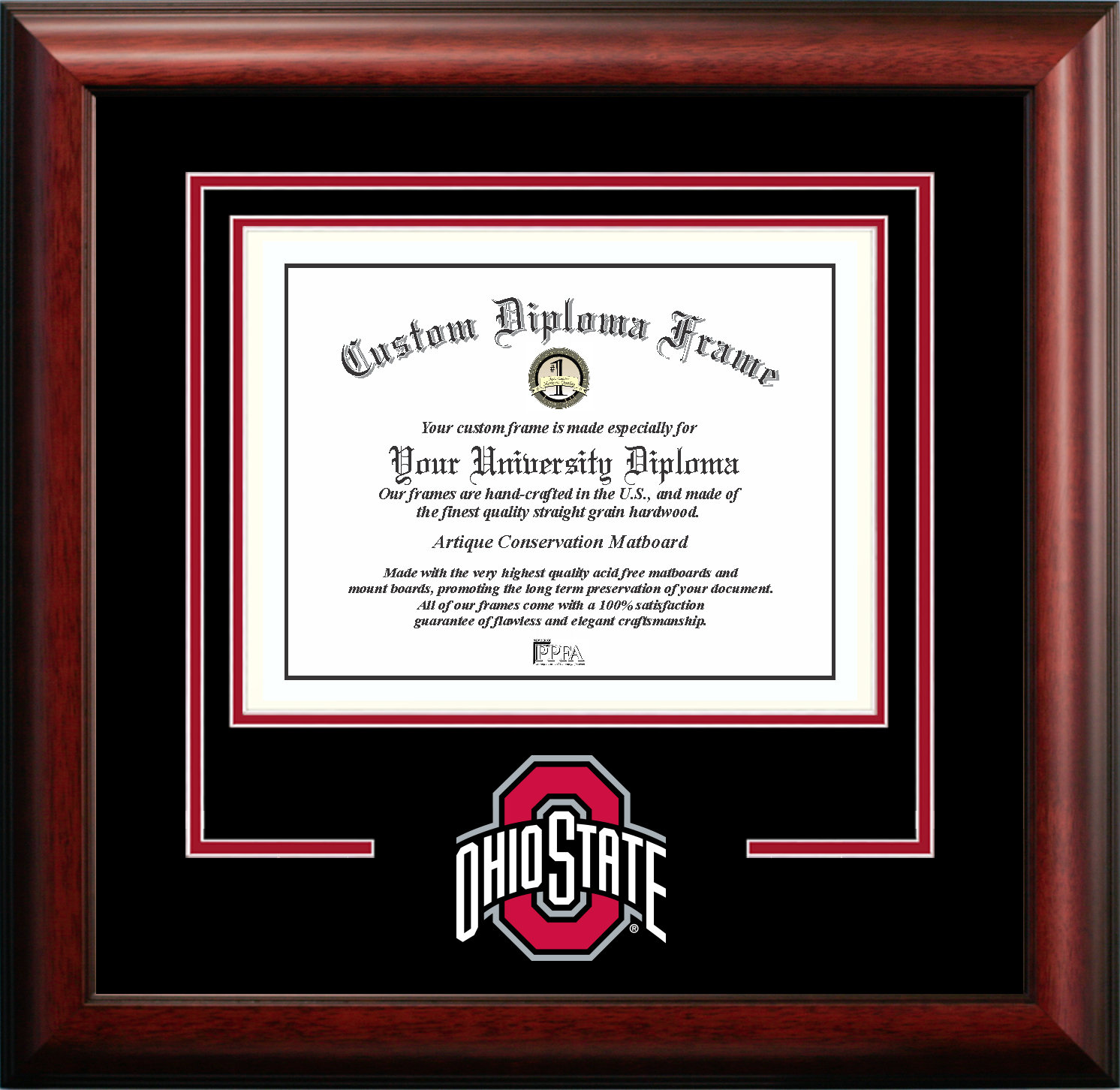 Campus Images NCAA Ohio State Buckeyes University Spirit Photo Frame Horizontal
