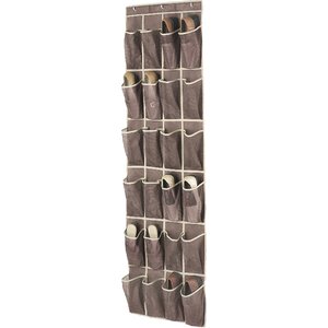 24-Pocket Overdoor Shoe Organizer