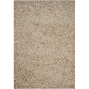 Bungalow Rose Ross Geometric Cotton Brown Beige Area Rug Wayfair