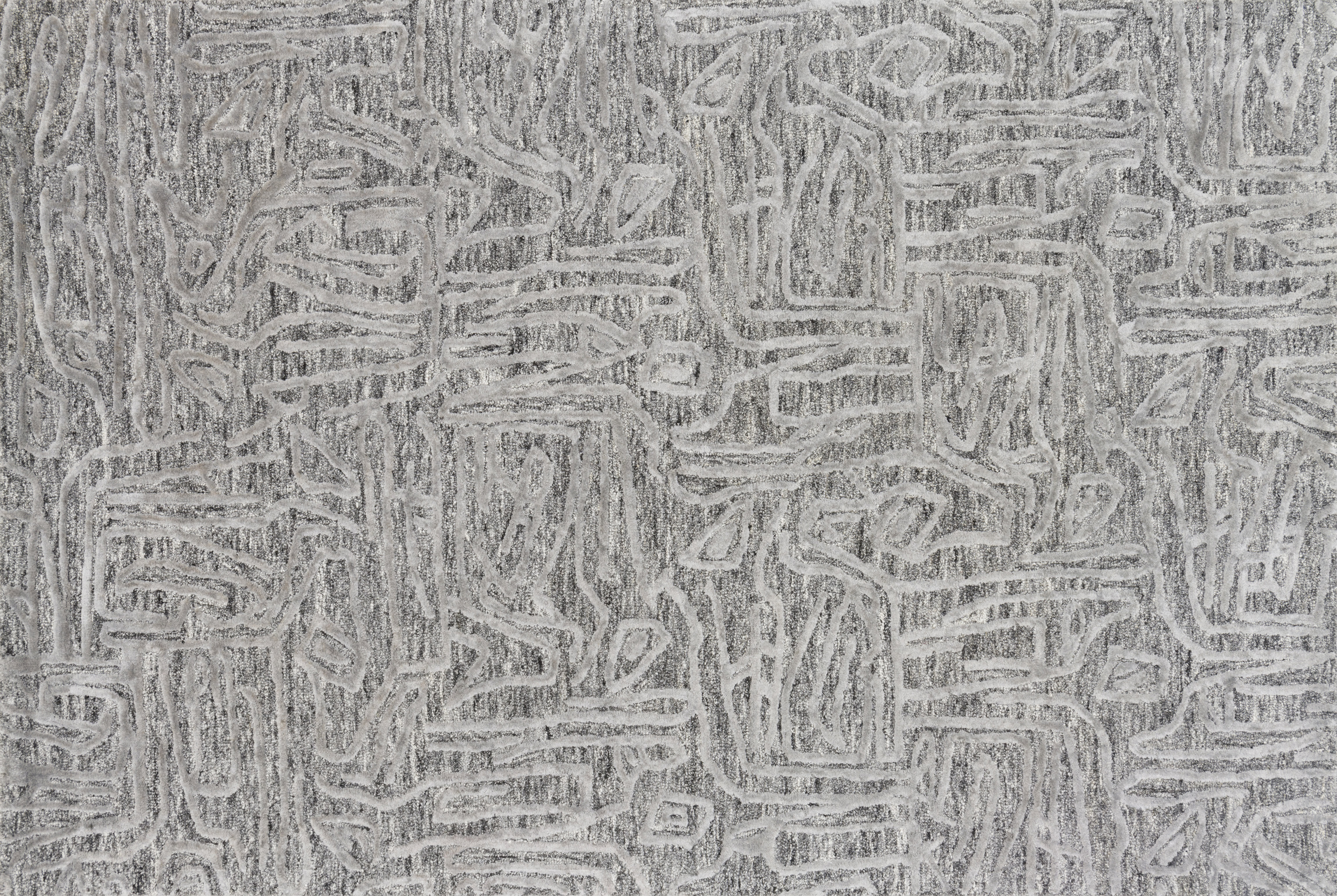 Rusch Hand Hooked Gray Rug