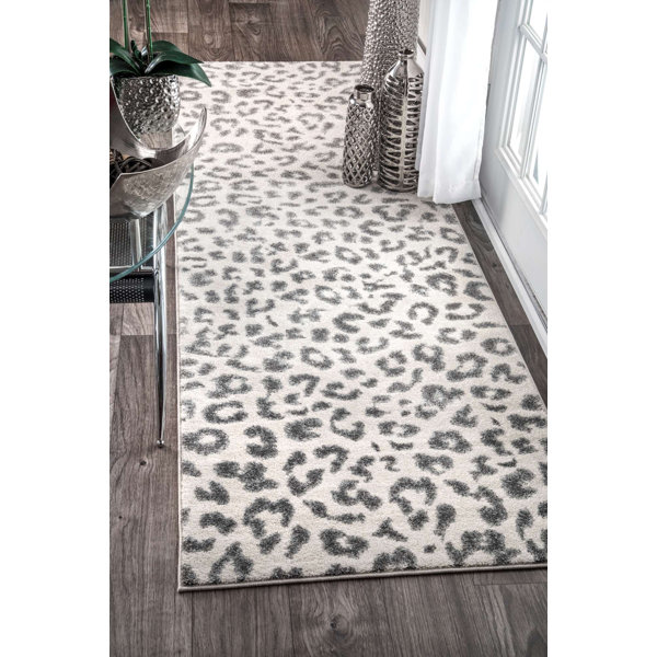 Ruiz Gray Area Rug by Ebern Designs