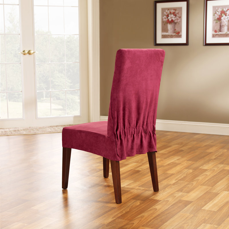 Sure Fit Soft Suede Dining Chair Slipcover Reviews Wayfair Soft Suede Dining Chair Slipcover