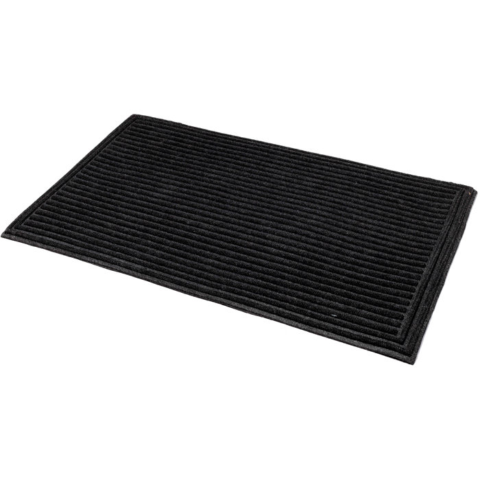 Winston Porter Zahara Textured Shoe Scraper 36 In X 24 In Non