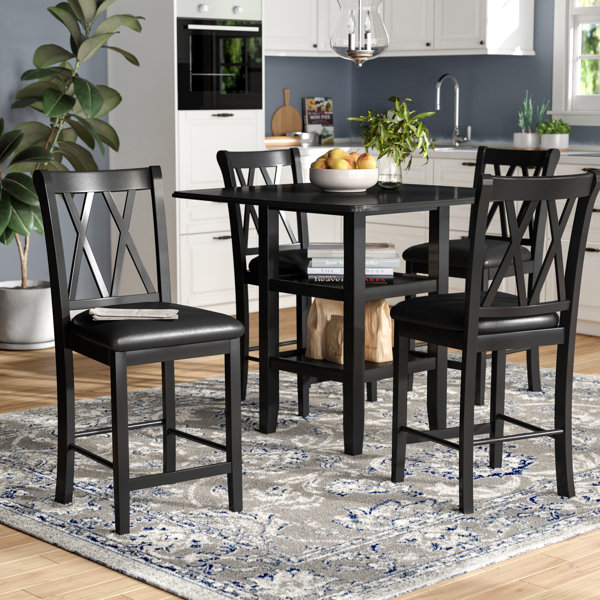 Wanette 5 Piece Counter Height Dining Set By Gracie Oaks #2
