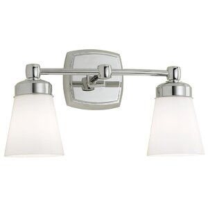 Soft Square 2-Light Vanity Light