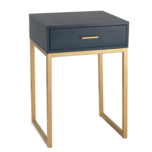 Selah Shagreen End Table by Willa Arlo Interiors