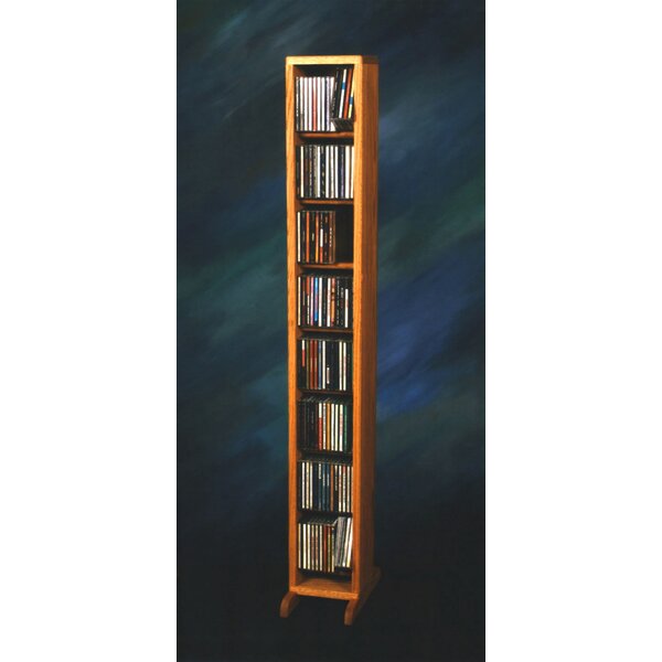 800 Series 112 CD Dowel Multimedia Storage Rack by Wood Shed