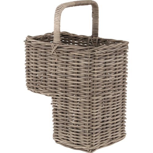 Marshallton Stair Wicker Basket Breakwater Bay