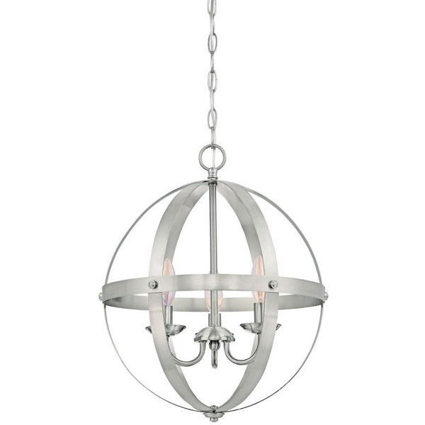 La Barge 3-Light Globe Chandelier by Laurel Foundr