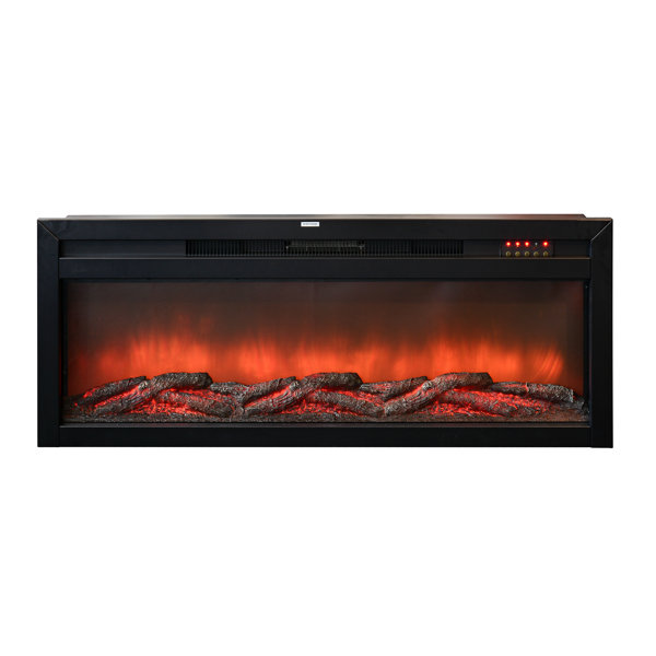 Mirabel Wall Mounted Electric Fireplace Insert by Symple Stuff