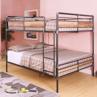 Queen Over King Bunk Bed Wayfair Eloy Queen Over Bunk Bed