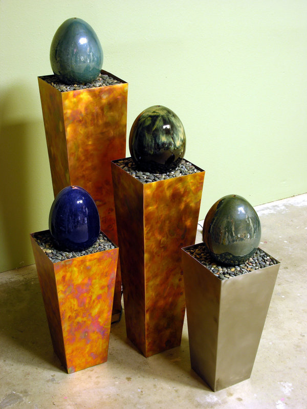 Nayer Kazemi Ceramic Indoor Simple Delight Floor Fountain & Reviews