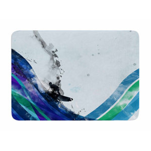 The Wave by Frederic Levy-Hadida Memory Foam Bath Mat
