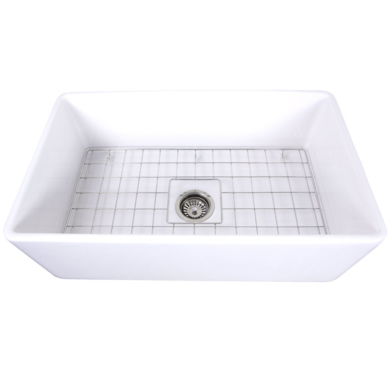 Cape 30 L X 18 W Farmhouse Kitchen Sink With Basket Strainer Cape 30 L X 18 W Farmhouse Kitchen Sink With Basket Strainer
