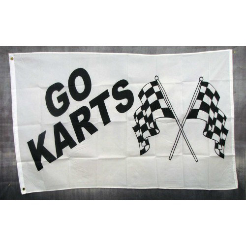 Go Karts Polyester 3 x 5 ft. Flag by NeoPlex
