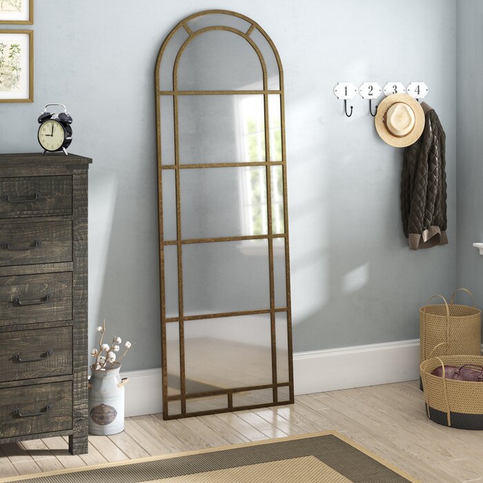 Nicastro Arched Pier Contemporary Full Length Mirror