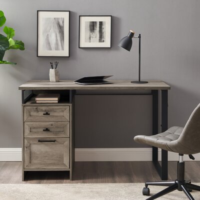 desk gray wash