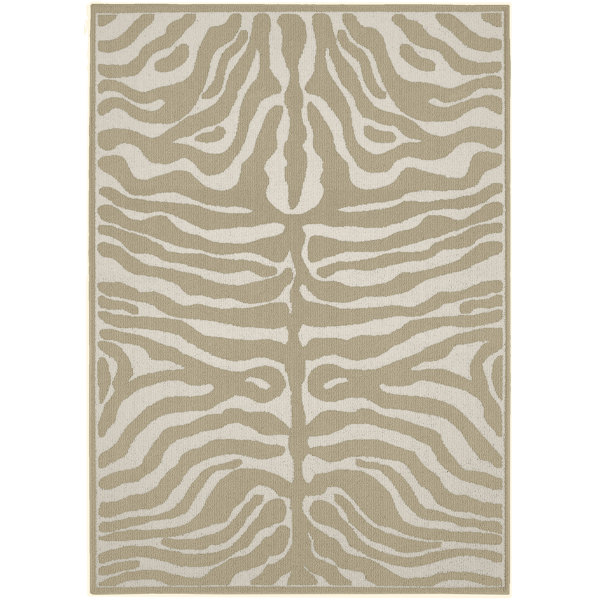 Safari Tan/Ivory Area Rug by Garland Rug