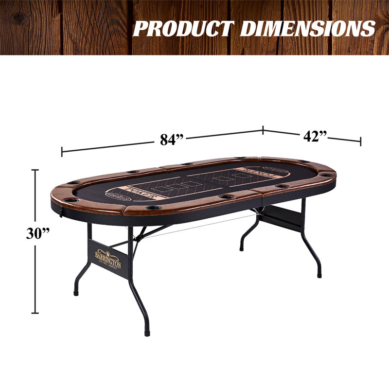 Fitfab: 8 Person Poker Table Dimensions