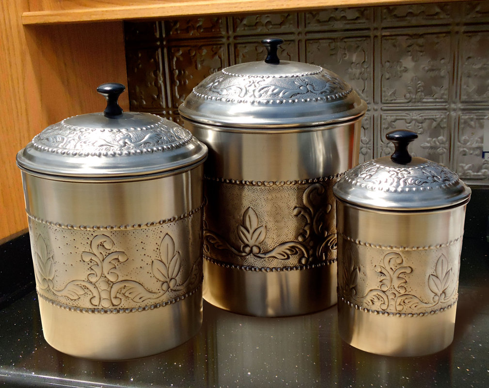 Old Dutch Victoria 3 Piece Kitchen Canister Set & Reviews ...