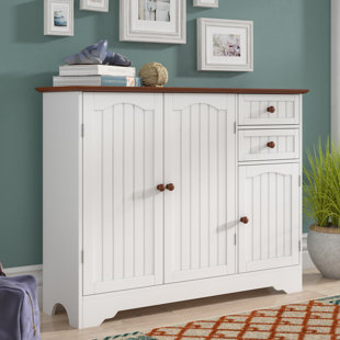 Cabinets Chests You Ll Love Wayfair Giada Wood 3 Door Accent Cabinet