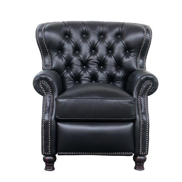 Keleigh Leather Manual Recliner By Darby Home Co