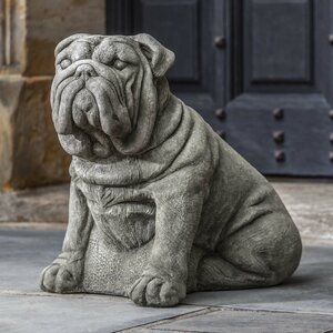 Antique Bulldog Statue