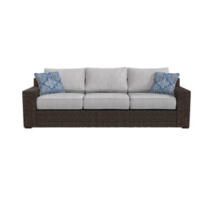 Patio Sofas Birch Lane Barnfield Patio Sofa With Cushions