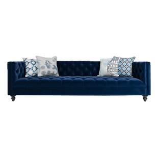 Navy Chesterfield Sofa