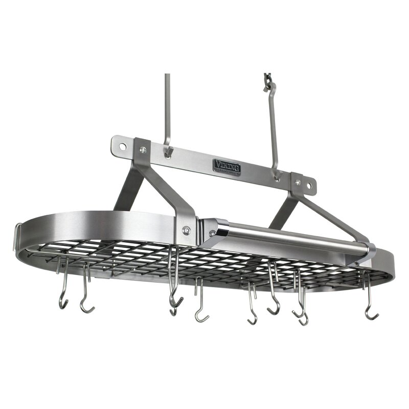 Viking Stainless Steel Hanging Pot Rack | Wayfair