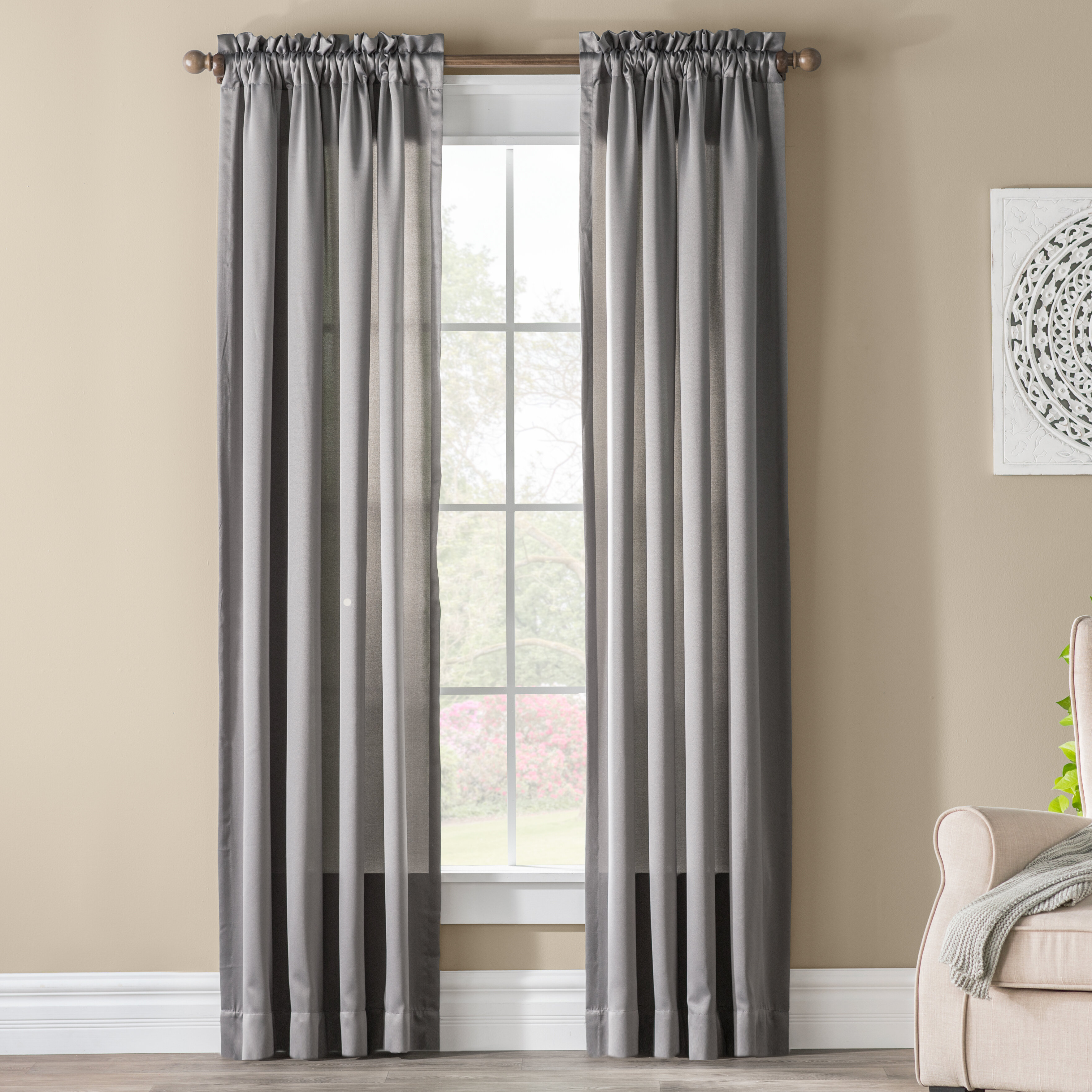 Gray And Silver Curtains Drapes Youll Love In 2021 Wayfair