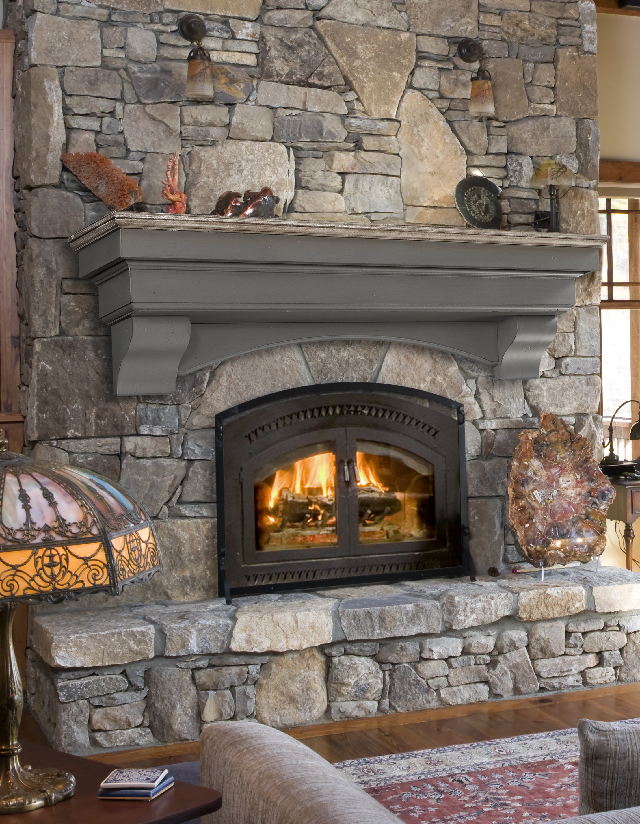 Pearl Mantels Hadley Fireplace Shelf Mantel Reviews Wayfair