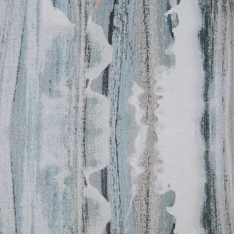 Sun Zero Allegory Abstract Blackout Thermal Grommet Single Curtain