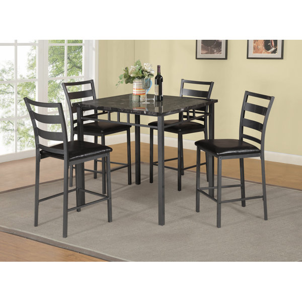 Beringer 5 Piece Counter Height Dining Set By Winston Porter #1