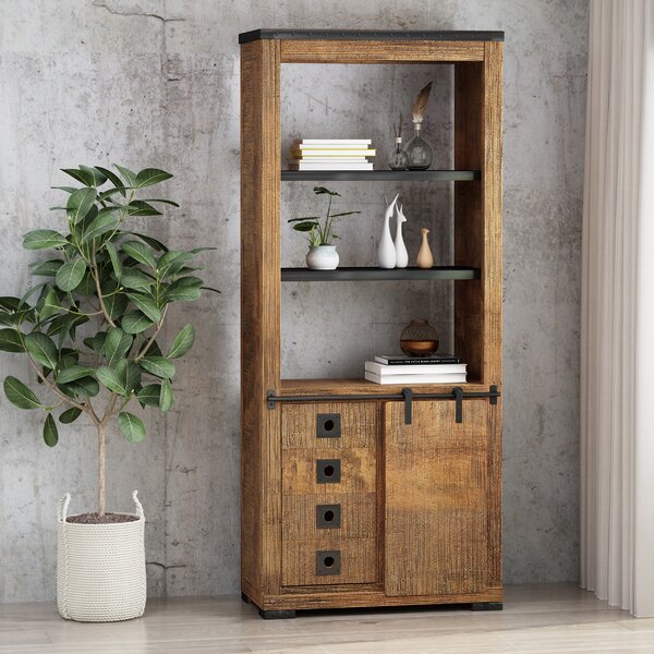 Tomaso Mango Wood Standard Bookcase By 17 Stories