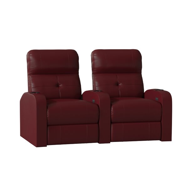 Home Theater Curved Row Seating (Row Of 2) By Latitude Run