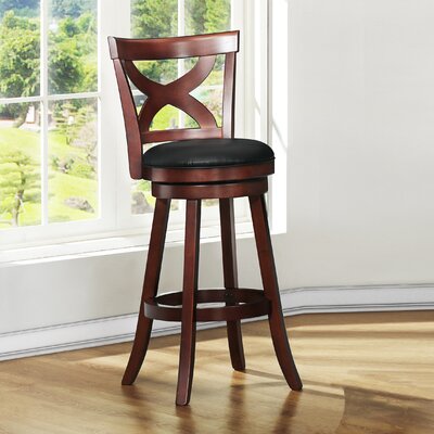 duke counter stool 26 cognac brown