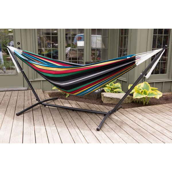 Dorinda Double Hammock with Stand by Beachcrest Home