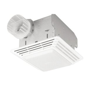 50 CFM Bathroom Fan with Light