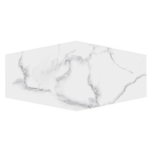 Winter Solstice 9.5 x 19.25 Porcelain Field Tile in White by Kellani