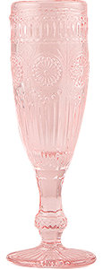 Bushgrove Inspired Pressed Glass Champagne Flute (Set of 4)