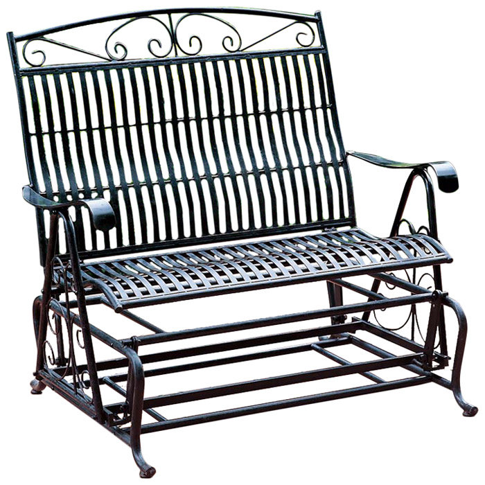 patio glider chairs metal